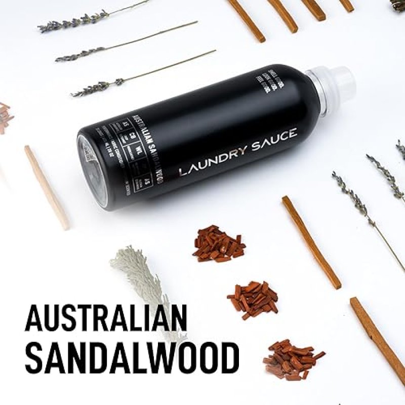 LAUNDRY SAUCE LUXURY FABRIC SOFTENER BUNDLE AUSTRALIAN SANDALWOOD SIBERIAN PINE SCENTS