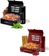 LAUNDRY DETERGENT PODS SCENT BOOSTERS BUNDLE SANDALWOOD SAFFRON FRAGRANCES