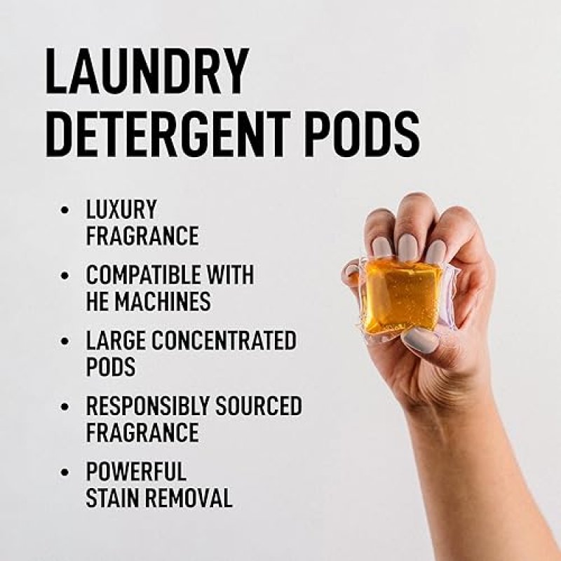 LAUNDRY BUNDLE SCENTED DETERGENT PODS, BOOSTER DRYER SHEETS