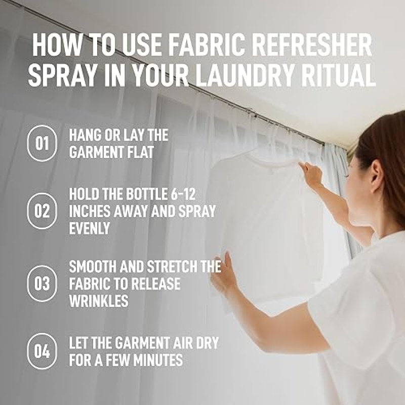 LAUNDRY SAUCE FABRIC REFRESHER SPRAY, ITALIAN BERGAMOT SCENT, ODOR-FIGHTING, 9.8 FL OZ