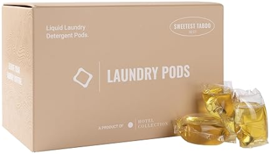 LAUNDRY PODS SWEETEST TABOO SCENT 30 COUNT LUXURY DETERGENT WITH WHITE WOODS, POMEG