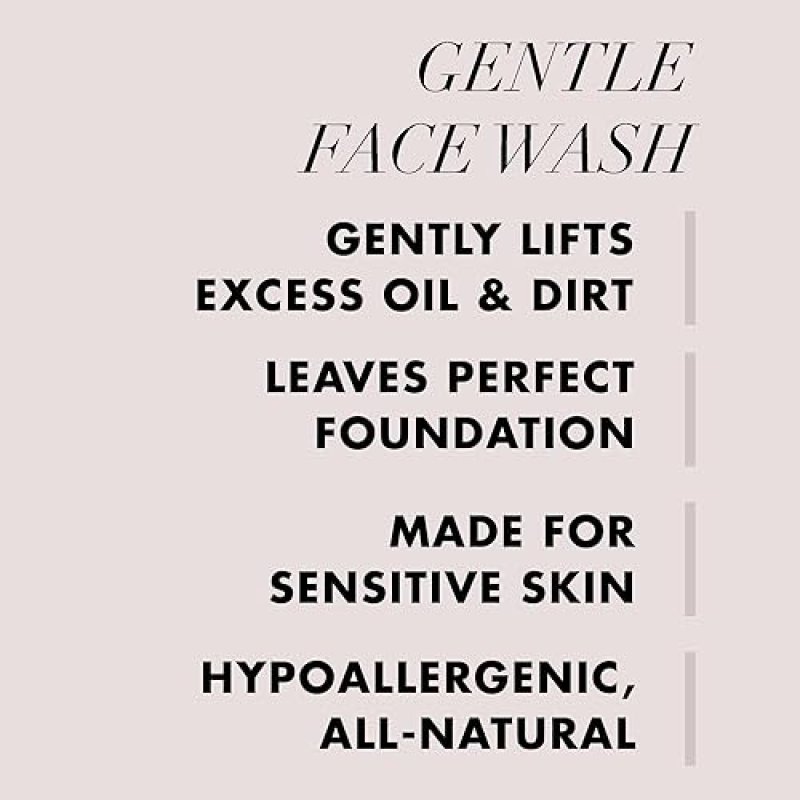 HANZ DE FUKO GENTLE FACE WASH SHAVING CREAM KIT HYPOALLERGENIC, SENSITIVE SKIN, 8 OZ