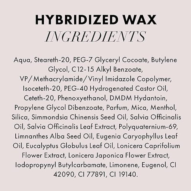 HANZ DE FUKO HYBRIDIZED WAX 2OZ MEDIUM HOLD, SATIN SHINE HAIR STYLING WAX FOR MEN, ALL HAIR TYPES