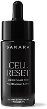 SAKARA CELL RESET FULVIC ACID COMPLEX WILD BLUEBERRY LEMON ANTIOXIDANT DROPS 30ML