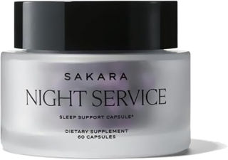 SAKARA NIGHT SLEEP SUPPORT CAPSULES WITH MAGNESIUM, GABA 5-HTP NATURAL CALM RELAXATION