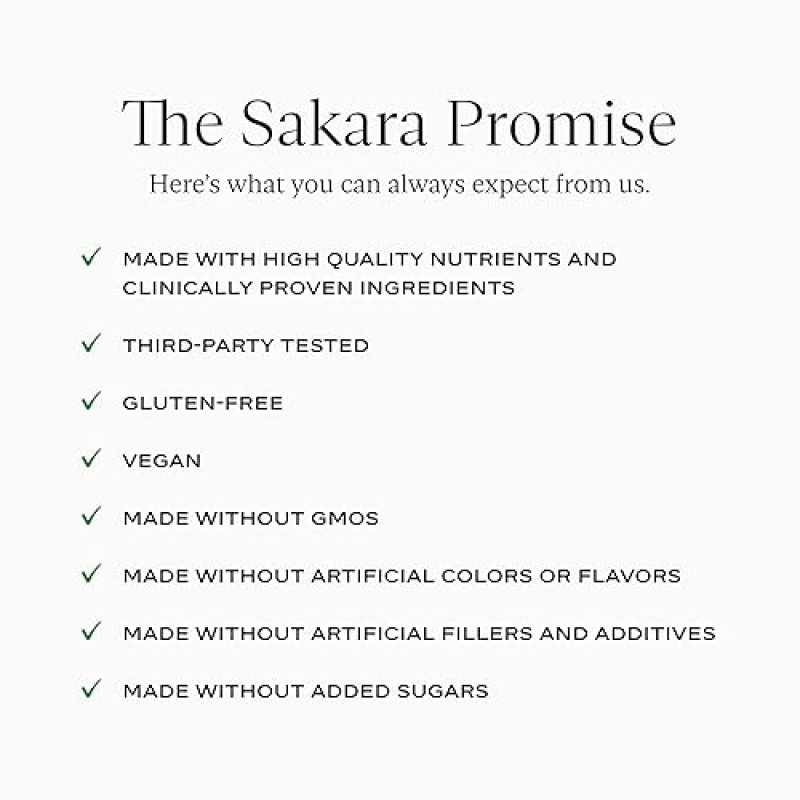 SAKARA NIGHT SLEEP SUPPORT CAPSULES WITH MAGNESIUM, GABA 5-HTP NATURAL CALM RELAXATION