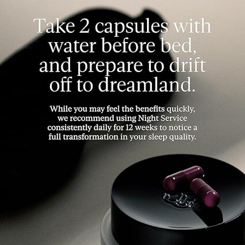 SAKARA NIGHT SLEEP SUPPORT CAPSULES WITH MAGNESIUM, GABA 5-HTP NATURAL CALM RELAXATION