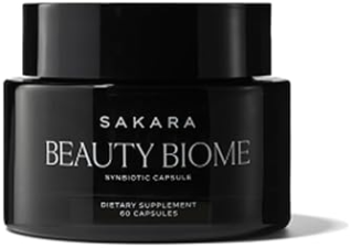 SAKARA BEAUTY BIOME SYNBIOTIC CAPSULES PROBIOTICS, PREBIOTICS VITAMINS FOR CLEAR SKIN