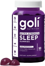 GOLI DREAMY SLEEP GUMMIES WITH LEMON BALM BOTANICALS NATURAL SLEEP SUPPORT, 60 COUNT