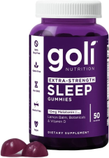 GOLI DREAMY SLEEP GUMMIES WITH LEMON BALM BOTANICALS NATURAL SLEEP SUPPORT, 60 COUNT