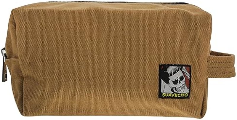 SUAVECITO MENS HAIR GROOMING SET OG FIRME HOLD POMADES, BODY SOAP, DELUXE COMB CANVAS BAG