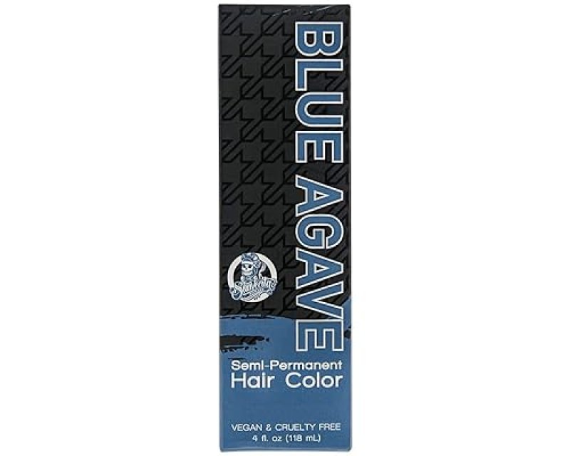 SUAVECITO SEMI-PERMANENT BLUE AGAVE HAIR COLOR VEGAN, CRUELTY-FREE HAIR DYE