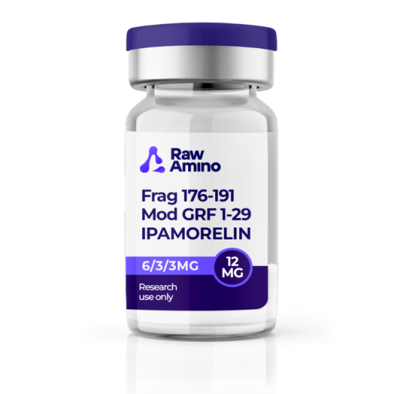 RAW AMINO FRAGMENT 176-191 & MOD GRF 1-29 & IPAMORELIN – 12MG