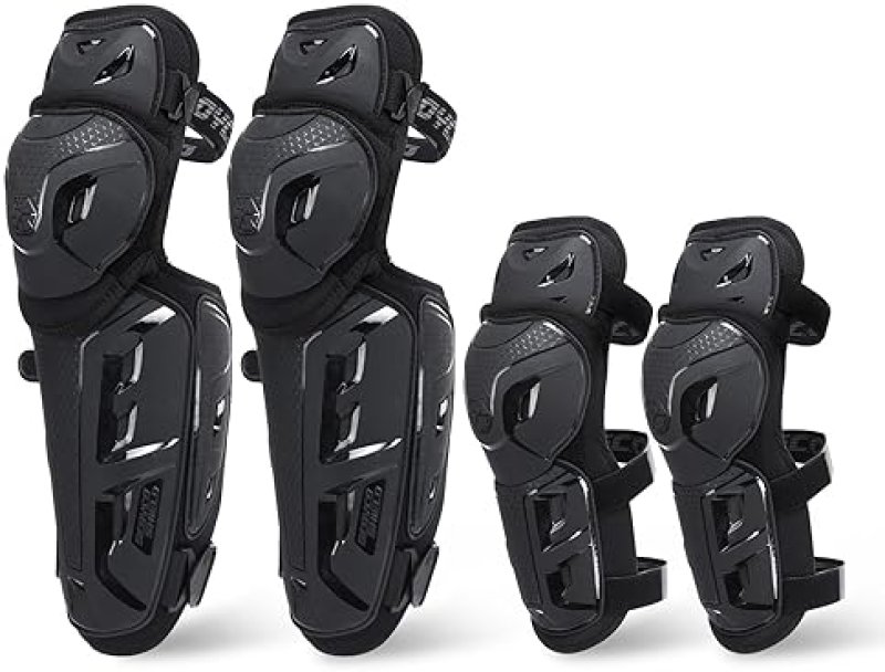 SCOYCO MENS MOTORCYCLE KNEE GUARDS CE LEVEL 1 MOTOCROSS PADS ADJUSTABLE ELASTIC BAND