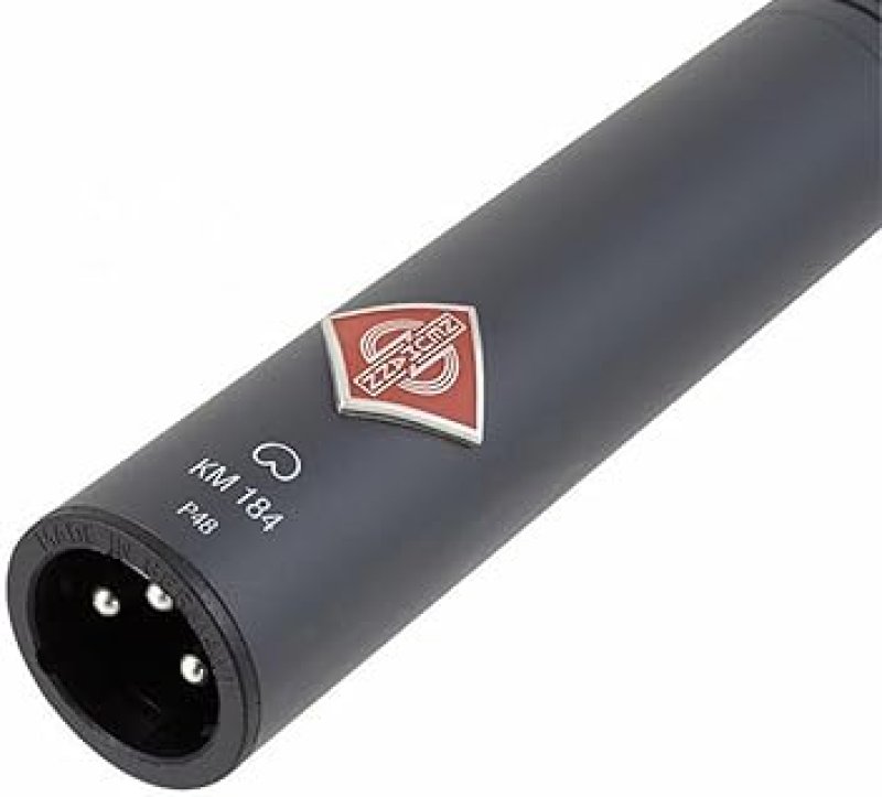 NEUMANN KM 184 MT STEREO SET CONDENSER MICROPHONES MATTE BLACK PROFESSIONAL PAIR