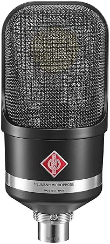 NEUMANN INSTRUMENT CONDENSER MICROPHONE BLACK STUDIO SET HIGH-QUALITY AUDIO RECORDING