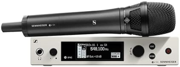 NEUMANN  EW 500 WIRELESS HANDHELD MICROPHONE W NEUMANN KK205 CAPSULE GW1 558-608MHZ BLACK