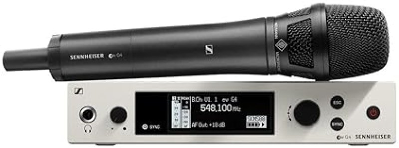 NEUMANN  EW 500 WIRELESS HANDHELD MICROPHONE W NEUMANN KK205 CAPSULE GW1 558-608MHZ BLACK