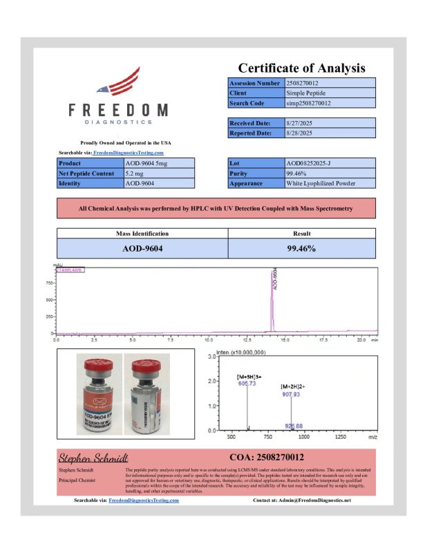 SIMPLE PEPTIDE AOD-9604 5MG