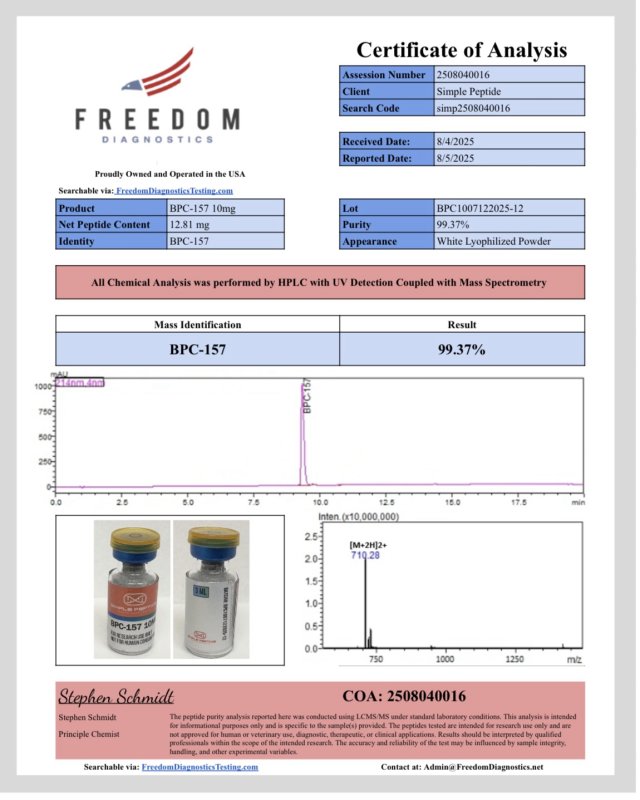 SIMPLE PEPTIDE BPC-157 10MG