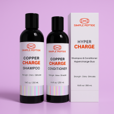 SIMPLE PEPTIDE COPPERCHARGE DUO – HYPERCHARGE SHAMPOO & CONDITIONER
