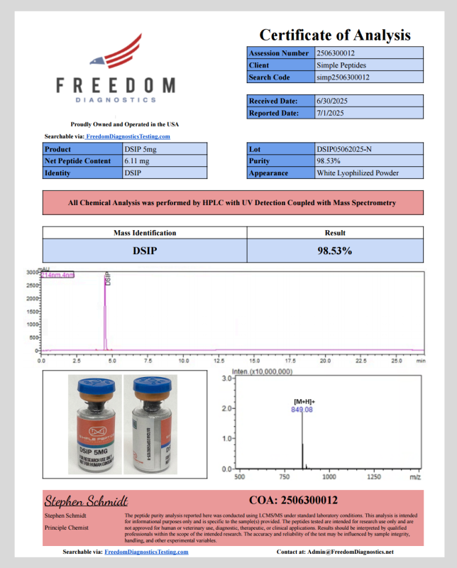 SIMPLE PEPTIDE DSIP 5MG