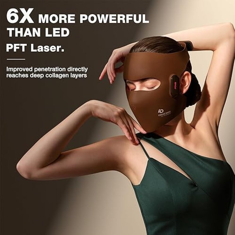 JOVS 4D LASER LED FACE MASK RED LIGHT THERAPY, 4 WAVELENGTHS, ANTI-AGING, FPT TECH