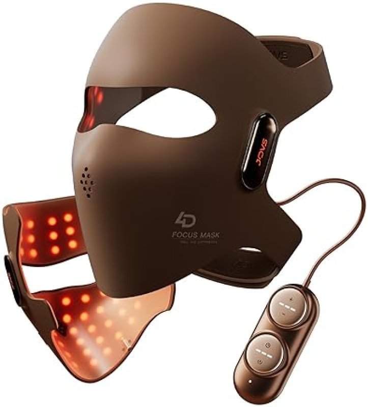 JOVS 4D RED LIGHT THERAPY MASK FOR FACE WITH FPT TECHNOLOGY, 4 WAVE ANTI-AGING LASER MASK