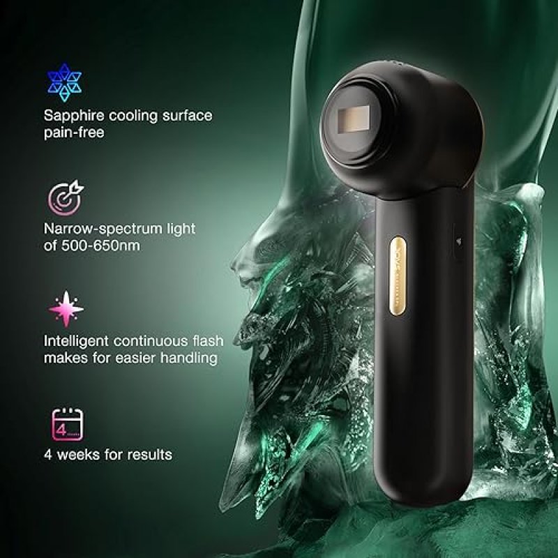 JOVS BLACKEN PRO IPL FACIAL DEVICE 3X POWERFUL DPL FOR SPOT LIGHTENING SKIN REJUVENATION