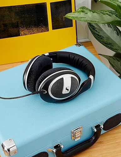 SENNHEISER HD 599 SE OPEN BACK AROUND-EAR HEADPHONES BLACK HIGH-QUALITY SOUND