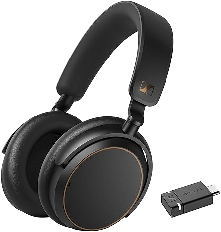 SENNHEISER ACCENTUM WIRELESS BLUETOOTH HEADPHONES 50H BATTERY, HYBRID ANC, CLEAR CALLS