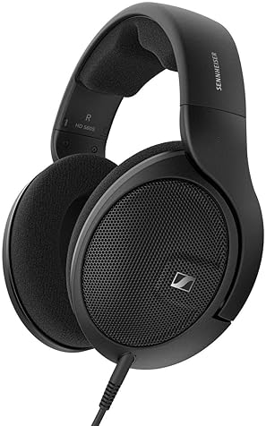 SENNHEISER HD 560S AUDIOPHILE OPEN-BACK HEADPHONES, NEUTRAL SOUND, DETACHABLE CABLE, BLACK