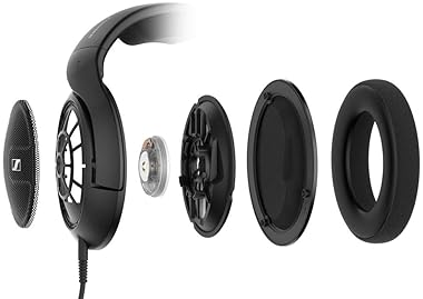SENNHEISER HD 560S AUDIOPHILE OPEN-BACK HEADPHONES, NEUTRAL SOUND, DETACHABLE CABLE, BLACK