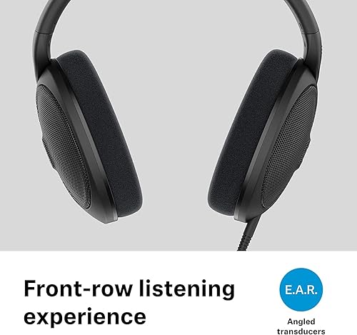 SENNHEISER HD 560S AUDIOPHILE OPEN-BACK HEADPHONES, NEUTRAL SOUND, DETACHABLE CABLE, BLACK