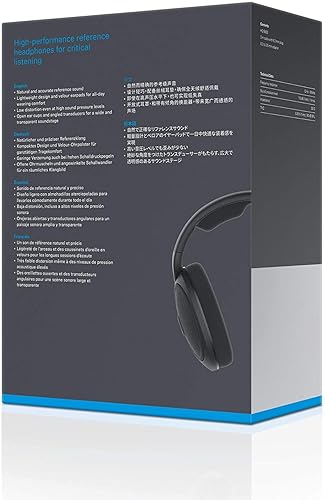 SENNHEISER HD 560S AUDIOPHILE OPEN-BACK HEADPHONES, NEUTRAL SOUND, DETACHABLE CABLE, BLACK