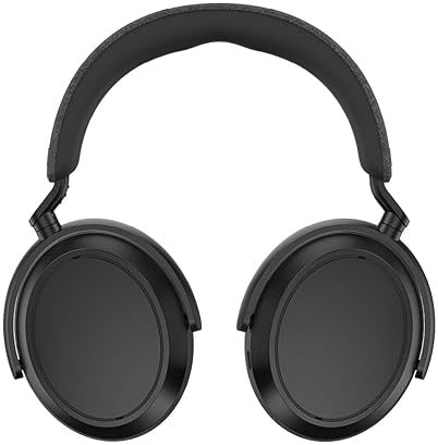 SENNHEISER MOMENTUM 4 WIRELESS BLUETOOTH HEADPHONES NOISE CANCELLING, 60H BATTERY, BLACK