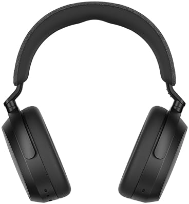 SENNHEISER MOMENTUM 4 WIRELESS BLUETOOTH HEADPHONES NOISE CANCELLING, 60H BATTERY, BLACK