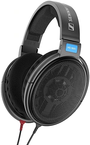 SENNHEISER HD 600 AUDIOPHILE OPEN-BACK HI-RES DYNAMIC HEADPHONES FOR STUDIO MUSIC FANS