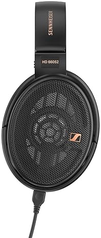 SENNHEISER HD 660S2 WIRED AUDIOPHILE HEADPHONES BLACK DEEP BASS, SURROUND SOUND, VENTED MAGNET