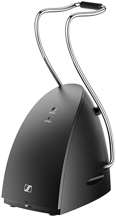 SENNHEISER RS 120-W WIRELESS ON-EAR TV HEADPHONES WITH 3 SOUND MODES, 60M RANGE - BLACK
