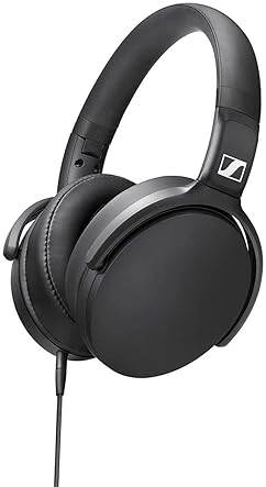 SENNHEISER HD 400S CLOSED-BACK AROUND-EAR HEADPHONES WITH DETACHABLE CABLE ONE-BUTTON REMOTE
