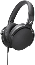 SENNHEISER HD 400S CLOSED-BACK AROUND-EAR HEADPHONES WITH DETACHABLE CABLE ONE-BUTTON REMOTE