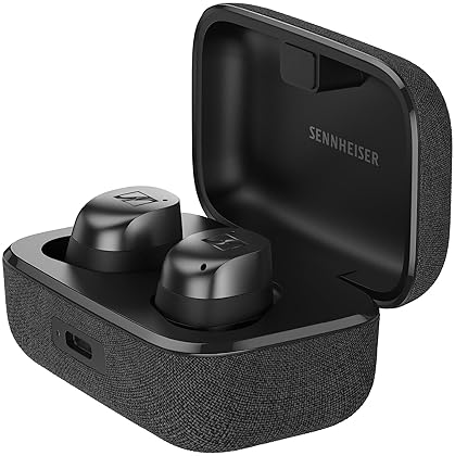 SENNHEISER MOMENTUM TRUE WIRELESS 4 EARBUDS, BLUETOOTH 5.4, ANC, 30-HOUR BATTERY BLACK GRAPHITE