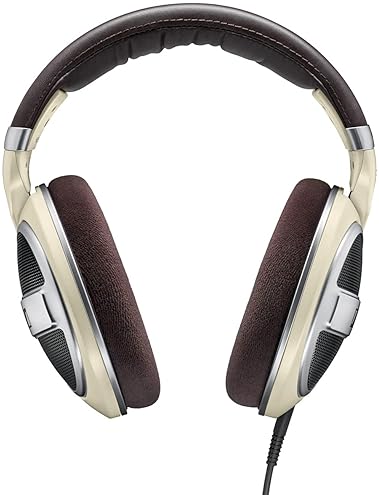 SENNHEISER HD 599 OPEN-BACK OVER-EAR HEADPHONES IN IVORY HIGH-QUALITY SOUND