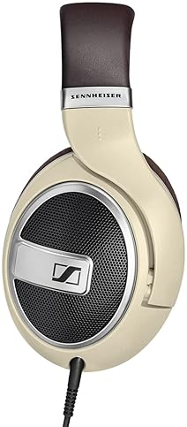 SENNHEISER HD 599 OPEN-BACK OVER-EAR HEADPHONES IN IVORY HIGH-QUALITY SOUND