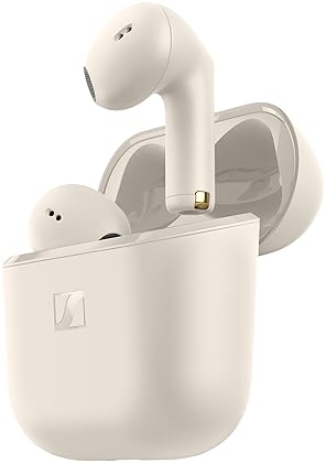 SENNHEISER ACCENTUM OPEN WIRELESS EARBUDS - BLUETOOTH 5.3, DYNAMIC SOUND, CREAM COLOR