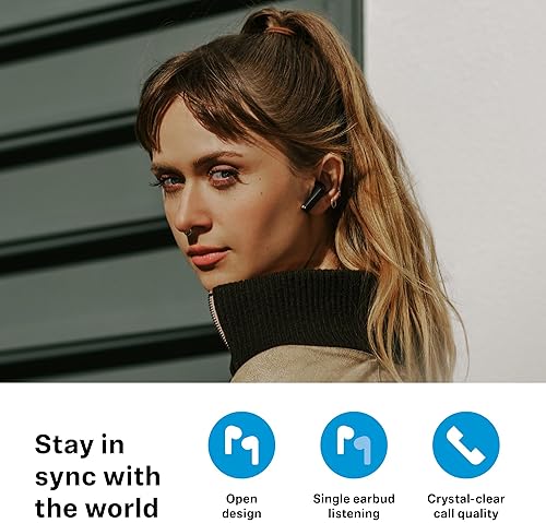 SENNHEISER ACCENTUM OPEN WIRELESS EARBUDS - BLUETOOTH 5.3, DYNAMIC SOUND, CREAM COLOR