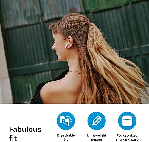 SENNHEISER ACCENTUM OPEN WIRELESS EARBUDS - BLUETOOTH 5.3, DYNAMIC SOUND, CREAM COLOR