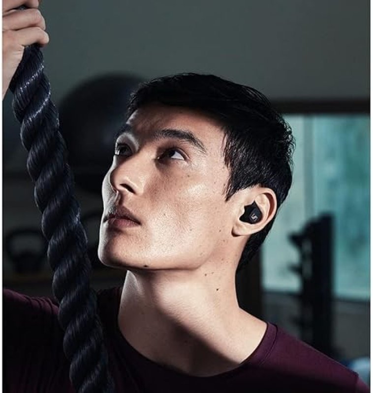 SENNHEISER SPORT TRUE WIRELESS EARBUDS BLUETOOTH IN-EAR HEADPHONES NOISE ISOLATION IP54 BLACK