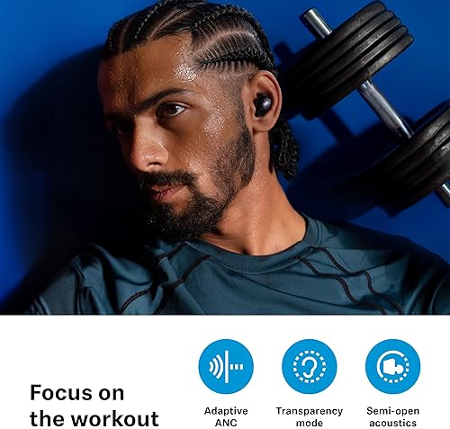 SENNHEISER MOMENTUM SPORT EARBUDS ADAPTIVE ANC, SECURE FIT, 24H BATTERY, FITNESS TRACKER